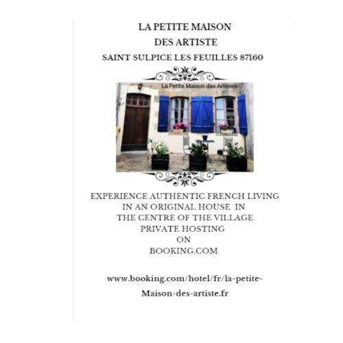 La Petite Maison Des Artiste Villa Saint-Sulpice-les-Feuilles Esterno foto